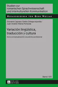 Variación lingüística, traducción y cultura_cover