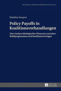 Policy Payoffs in Koalitionsverhandlungen_cover