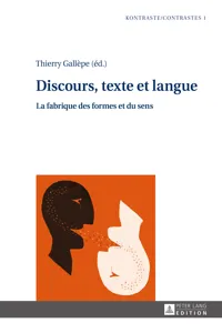 Discours, texte et langue_cover