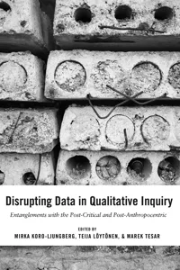 Disrupting Data in Qualitative Inquiry_cover