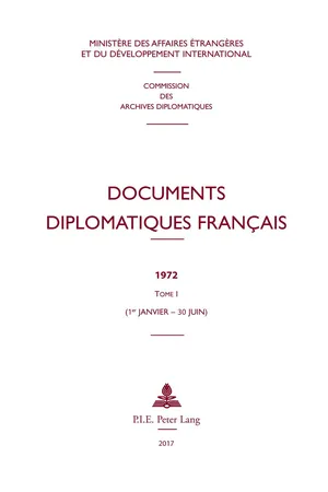 Documents diplomatiques français