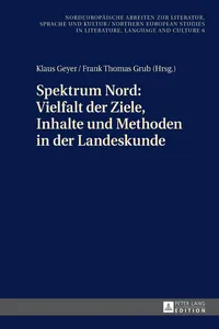 Spektrum Nord: Vielfalt der Ziele, Inhalte und Methoden in der Landeskunde_cover