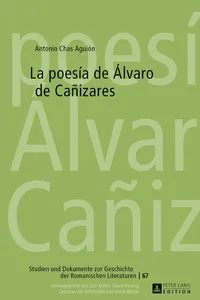 La poesía de Álvaro de Cañizares_cover