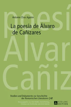 La poesía de Álvaro de Cañizares