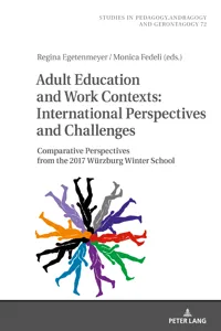 Adult Education and Work Contexts: International Perspectives and Challenges_cover