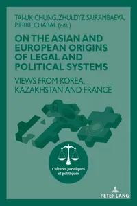 On The Asian and European Origins of Legal and Political Systems_cover