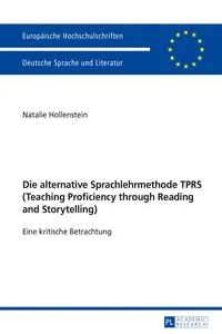 Die alternative Sprachlehrmethode TPR_cover