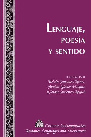 Lenguaje, Poesía y Sentido