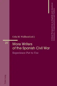 More Writers of the Spanish Civil War_cover