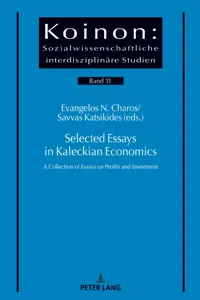 Selected Essays in Kaleckian Economics_cover