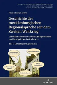 Geschichte der mecklenburgischen Regionalsprache seit dem Zweiten Weltkrieg_cover