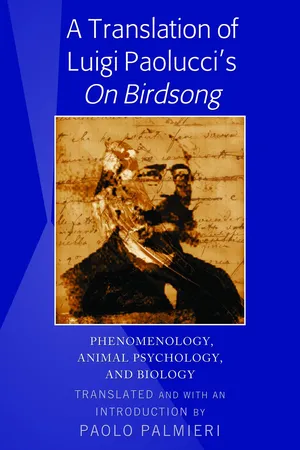 A Translation of Luigi Paolucci's «On Birdsong»