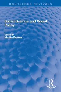 Social Science and Social Policy_cover