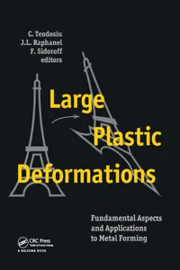 Large Plastic Deformations: Fundamental Aspects and Applications to Metal Forming_cover