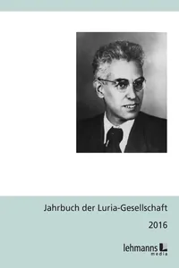 Jahrbuch der Luria-Gesellschaft 2016_cover