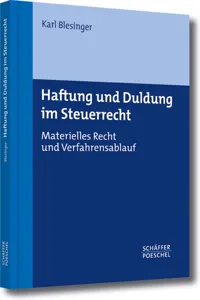 Haftung und Duldung im Steuerrecht_cover