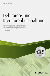 Debitoren- und Kreditorenbuchhaltung - mit Arbeitshilfen online_cover