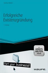 Erfolgreiche Existenzgründung - mit Arbeitshilfen online_cover