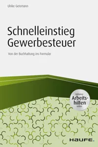 Schnelleinstieg Gewerbesteuer - inkl. Arbeitshilfen online_cover