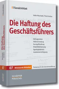 Die Haftung des Geschäftsführers_cover