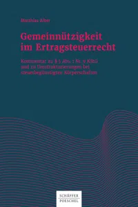 Gemeinnützigkeit im Ertragsteuerrecht_cover