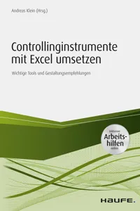 Controllinginstrumente mit Excel umsetzen - inkl. Arbeitshilfen online_cover