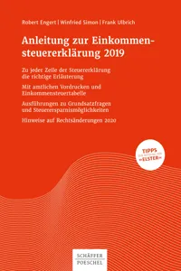 Anleitung zur Einkommensteuererklärung 2019_cover