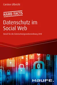 Hard facts Datenschutz im Social Web_cover