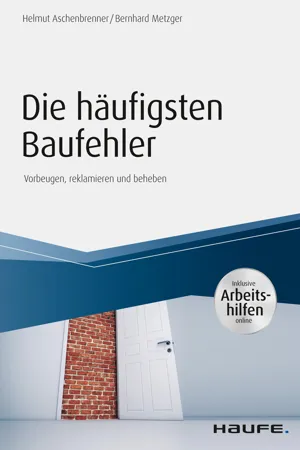 Die häufigsten Baufehler - inkl. Arbeitshilfen online