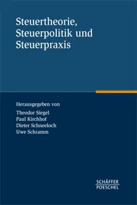 Steuertheorie, Steuerpolitik und Steuerpraxis_cover