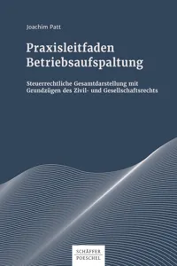 Praxisleitfaden Betriebsaufspaltung_cover