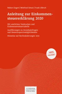 Anleitung zur Einkommensteuererklärung 2020_cover