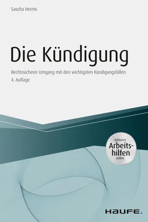 Die Kündigung - inkl. Arbeitshilfen online