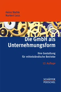 Die GmbH als Unternehmungsform_cover