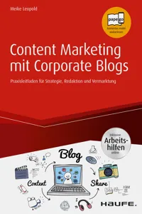 Content Marketing mit Corporate Blogs - inkl. Arbeitshilfen online_cover