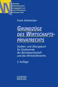 Grundzüge des Wirtschaftsprivatrechts_cover