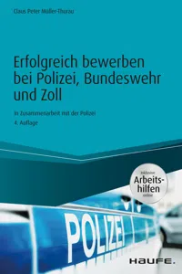 Erfolgreich bewerben bei Polizei, Bundeswehr und Zoll - inkl. Arbeitshilfen online_cover