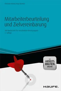 Mitarbeiterbeurteilung und Zielvereinbarung - mit Arbeitshilfen online_cover