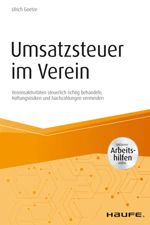 Umsatzsteuer im Verein - inkl. Arbeitshilfen online