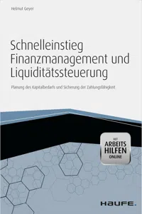 Schnelleinstieg Finanzmanagement und Liquiditätssteuerung - mit Arbeitshilfen online_cover