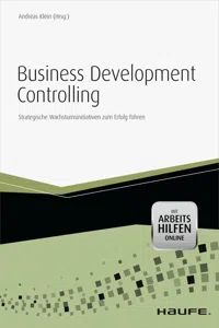 Business Development Controlling - mit Arbeitshilfen online_cover