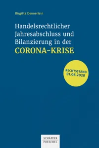 Handelsrechtlicher Jahresabschluss und Bilanzierung in der Corona-Krise_cover