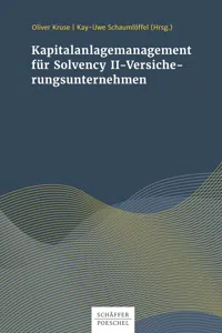 Kapitalanlagenmanagement für Solvency-II-Versicherungsunternehmen_cover