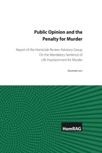 Public Opinion and the Penalty for Murder_cover