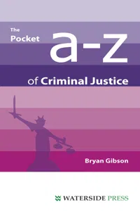 The Pocket A-Z of Criminal Justice_cover