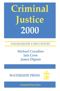 Criminal Justice 2000_cover