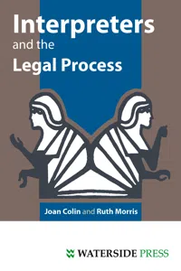 Interpreters and the Legal Process_cover