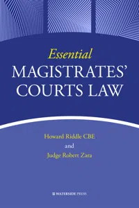 Essential Magistrates' Courts Law_cover