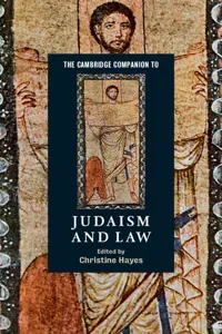 The Cambridge Companion to Judaism and Law_cover