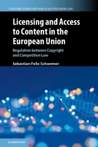 Licensing and Access to Content in the European Union_cover